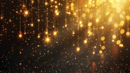 Obraz premium Happy New Year Celebration 2025 less sparkles Banner - ai