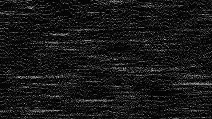 Retro CCTV or VHS Video White Noise Abstract Grunge Background. Scanlines Vibration Glitch. Video Damage Overlay Texture. Nostalgic Vintage 80s 90s Surveillance Technology Vector Illustration.