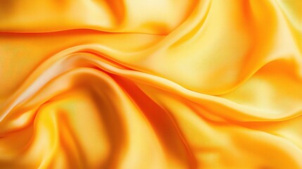Obraz premium Smooth Yellow Satin Fabric Background
