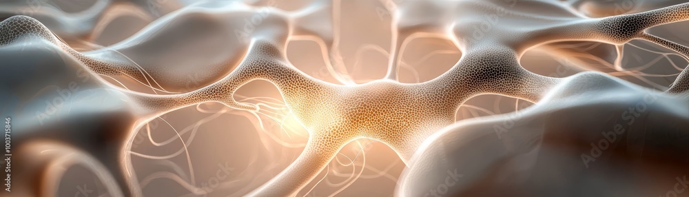 Poster abstract background of interconnected cells network technology science pattern