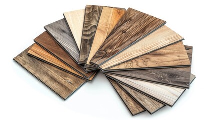 Naklejka premium A stack of wooden boards with different colors and textures