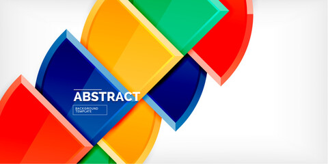 Triangle circles background. Vector Illustration For Wallpaper, Banner, Background, Card, Book Illustration, landing page