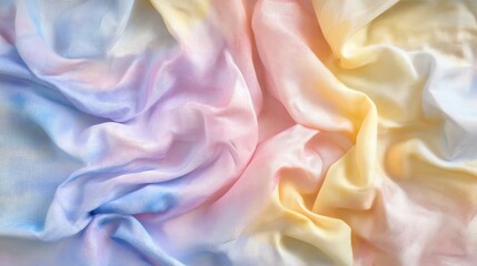 Obraz premium A colorful tiedye fabric with natural patterns and irregular abstract shapes