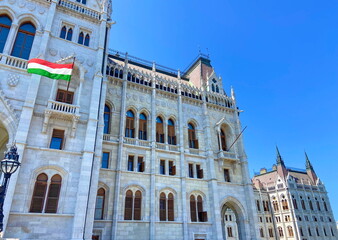 The impressive medieval architectural beauty of the ensemble of buildings of the Hungarian Parliament will not leave any viewer indifferent.