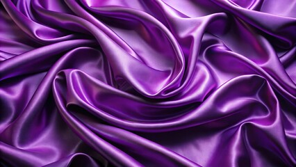 Obraz premium Luxurious purple satin fabric for background