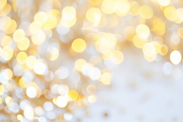 Obraz premium Soft Golden Bokeh Background for Creative Use