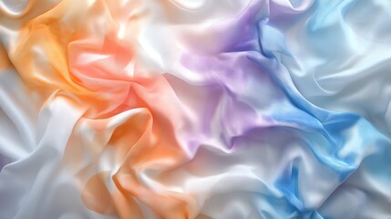 Fototapeta premium A traditional tiedye design with bold colors and soft, flowing transitions between abstract shapes