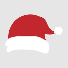 Santa hat icon vector. Christmas illustration sign. new Year symbol.