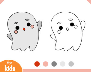 Coloring book for kids, Ghost character