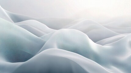Obraz premium Soft Blue Waves of Fabric Texture