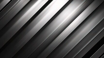 Abstract Metallic Patterns in Monochrome Style