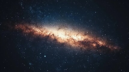 The center of the Milky Way galaxy is a breathtaking sight, filled with countless stars and swirling space dust.