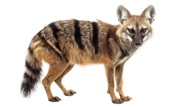 recommend clip art: Aardwolf isolated on white or transparent background, png clipart, design element. Easy to place on any other background.