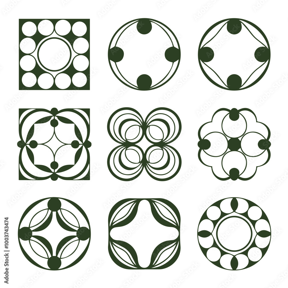 Poster abstract geometric background vector for modern designs in print and web applications.
