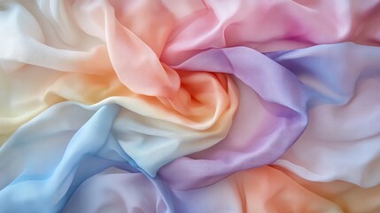 Obraz premium Soft gradient fabric texture with pastel colors