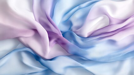Fototapeta premium Soft pastel colored fabric texture, white isolate background