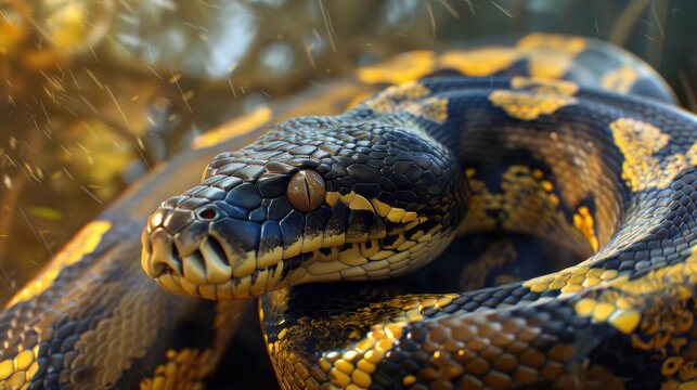 Python molurus bivitattus is one of the largest species of snakes It is native to a large area of Southeast Asia but is found as an invasive species elsewhere