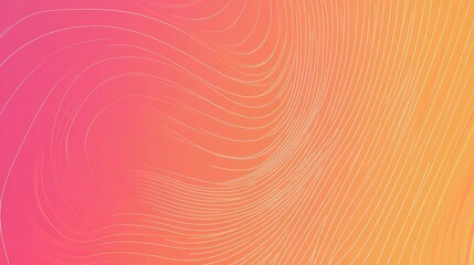 Fototapeta premium Abstract Waves in Vibrant Gradient Colors