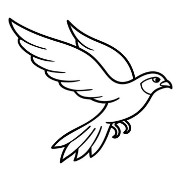 recommend clip art: Stunning Vector Illustration of a Sparrowhawk Capturing Its Majestic Flight in the Wild
                    