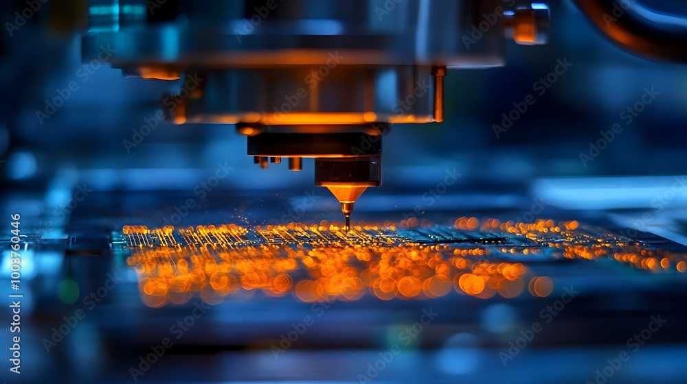 Poster automated machine precision manufacturing process