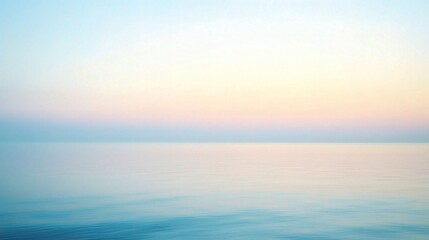 Obraz premium Serene Ocean Horizon at Dawn