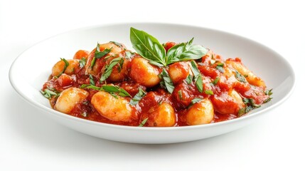 Delicious Gnocchi with Fresh Basil and Tomato Sauce