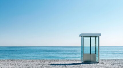 Minimalist Beachside Shelter