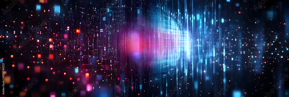 Aufkleber abstract digital data background. art can be used in the description of network abilities, technolog