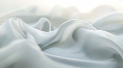 Fototapeta premium Soft Textured Fabric in Gentle Flowing Motion