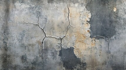 Fototapeta premium Cracked Concrete Wall with Texture and Detail