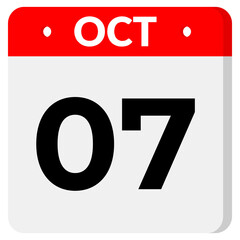 07 Oct Date With Transparent Background
