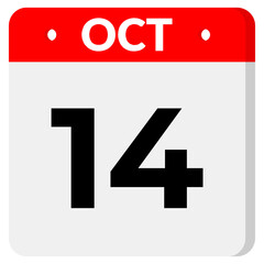 14 Oct Date With Transparent Background