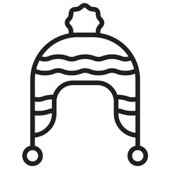 Chullo Line Autumn Hat Icon