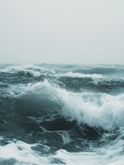 Ocean Waves Crashing