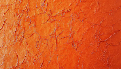 A textured surface featuring an abstract pattern in vibrant orange, evoking a sense of warmth and energy.