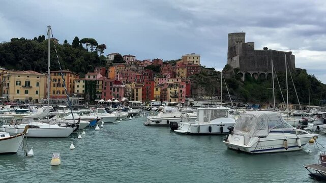 Lerici Castle: view from the marina
