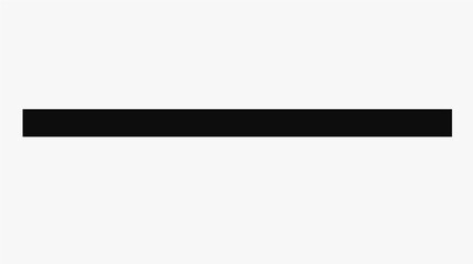 Simple black horizontal line vector. Ideal for minimalist designs, dividers, and clean layouts in digital or print media.