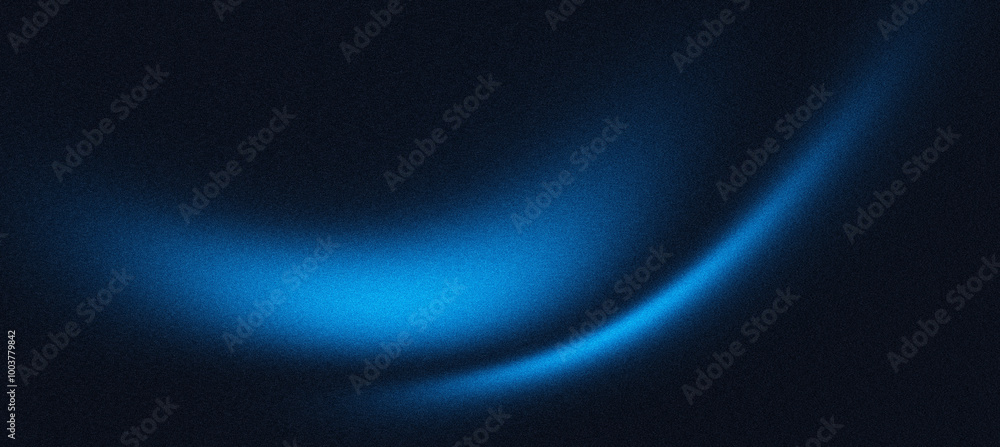 Poster blue gradient background with grainy noise texture