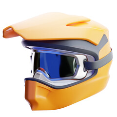Helmet 3D Illustration