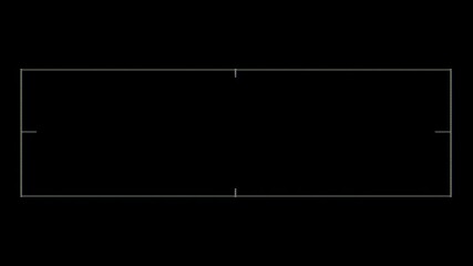 Abstract motion graphic element of Video Camera Frame Viewfinder Overlay background with alpha channel, background with alpha, background with alpha channel 4K for Vlogs, Youtube, Movies, Intro