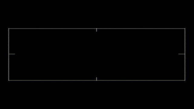 Abstract motion graphic element of Video Camera Frame Viewfinder Overlay background with alpha channel, background with alpha, background with alpha channel 4K for Vlogs, Youtube, Movies, Intro