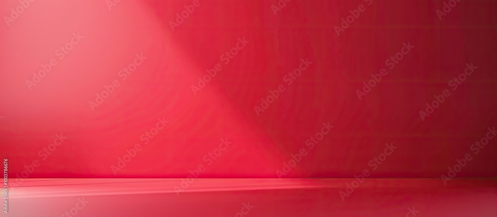 Poster red studio gradient background suitable for product placement or a website copyspace horizontal layo