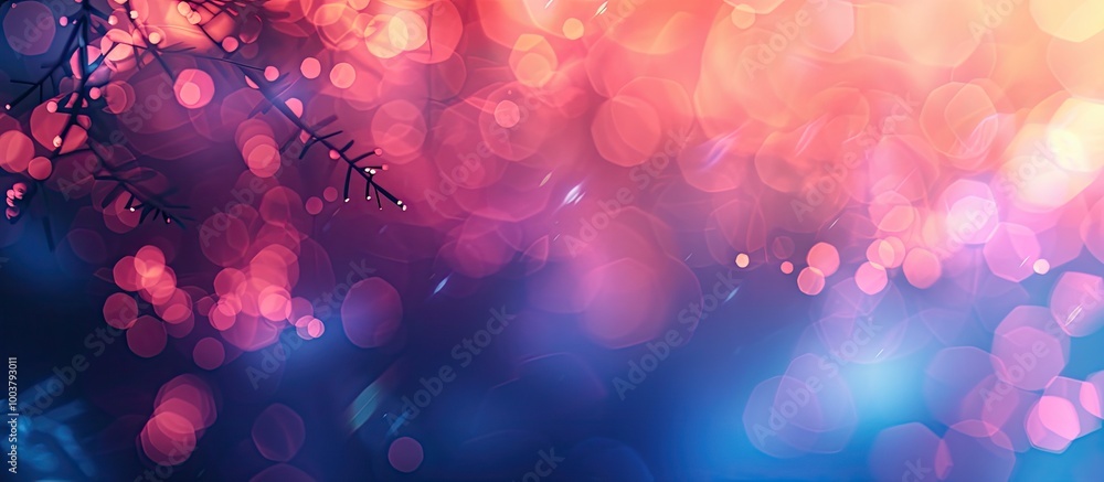 Poster abstract blurred background defocused portrait lens view bokeh backdrop blank design graphic resourc