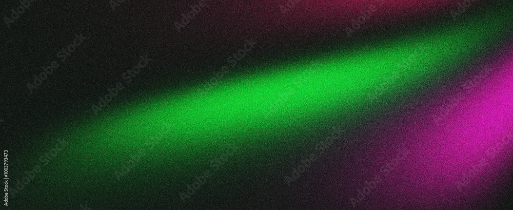 Poster grainy gradient background, dark green pink black abstract noise texture banner, poster header backd