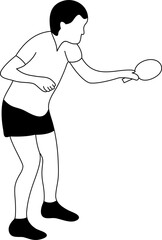 Player Table Tennis Notion Style