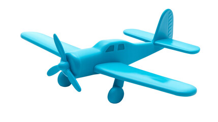 Blue Toy Airplane.