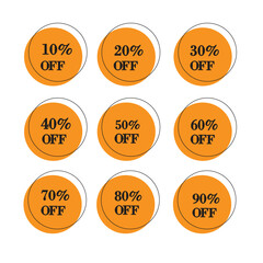 10 to 90% off offers