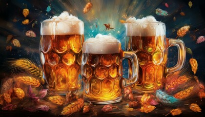 Oktoberfest und Bier