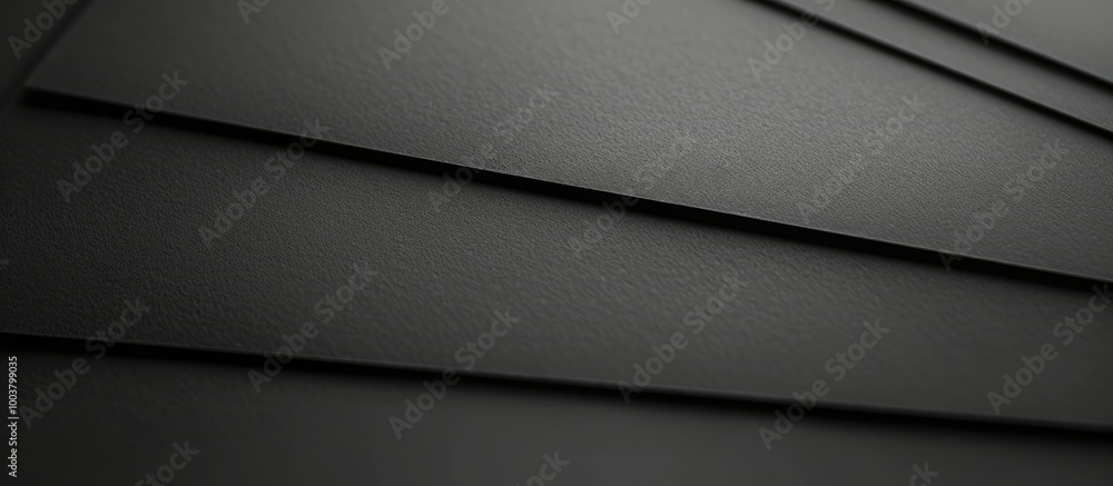 Poster black sheets of paper on a white isolated background with copy space image