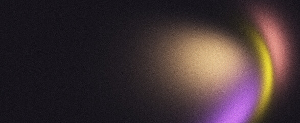 Dark noise texture grain gradient background, grainy purple orange yellow glowing color gradient...